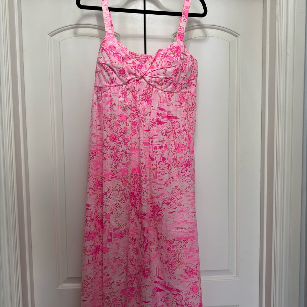 Pink Floral Lilly Pulitzer Dress